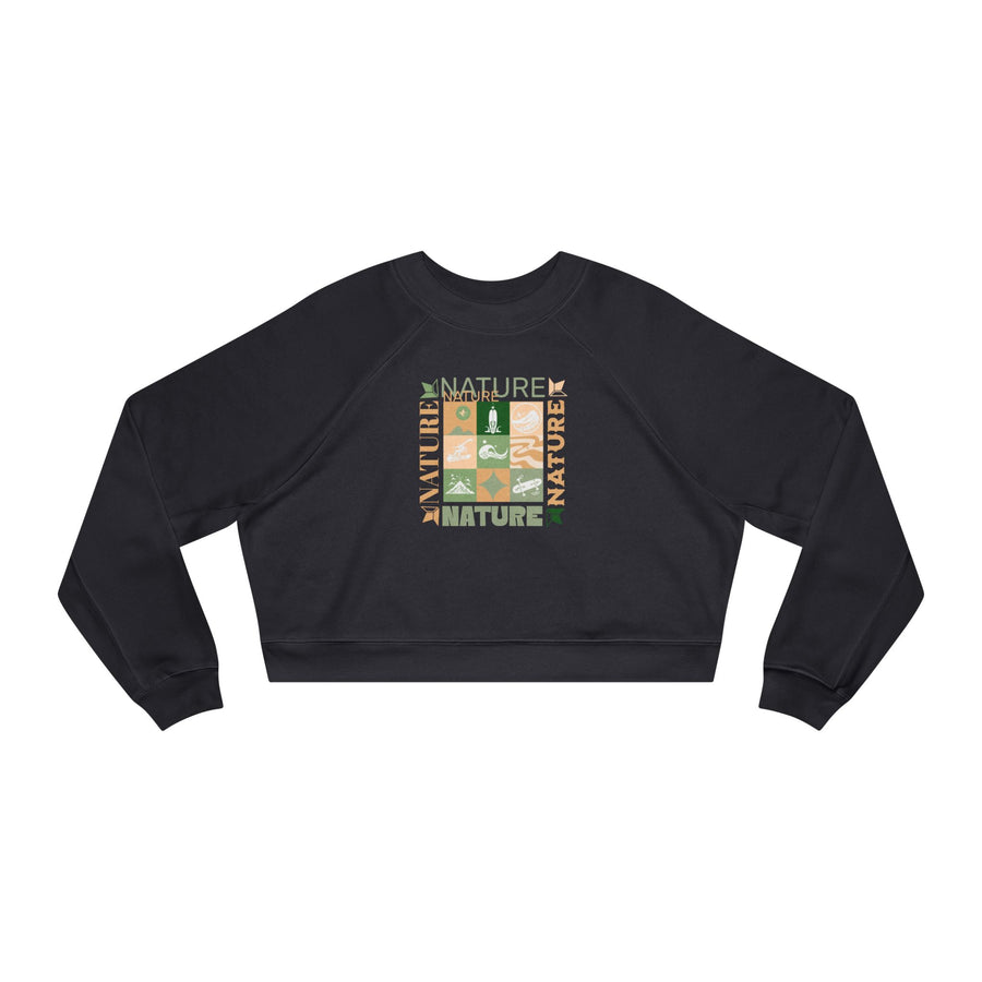 Nature Girl Squared Cropped Fleece Pullover Sweatshirt  (Women) image 2