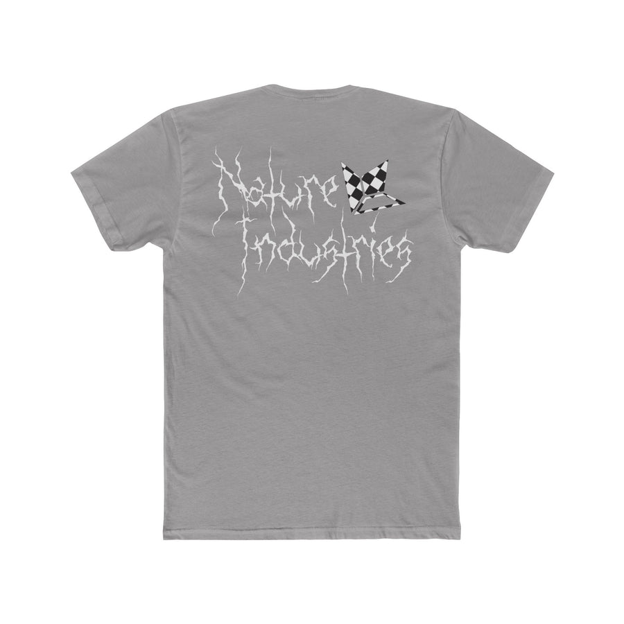 Nature Industries White Checkered Flag Short Sleeve T-Shirt (Mens) image 3