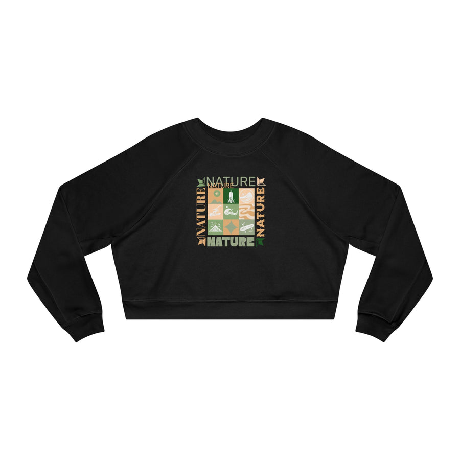 Nature Girl Squared Cropped Fleece Pullover Sweatshirt  (Women) image 0