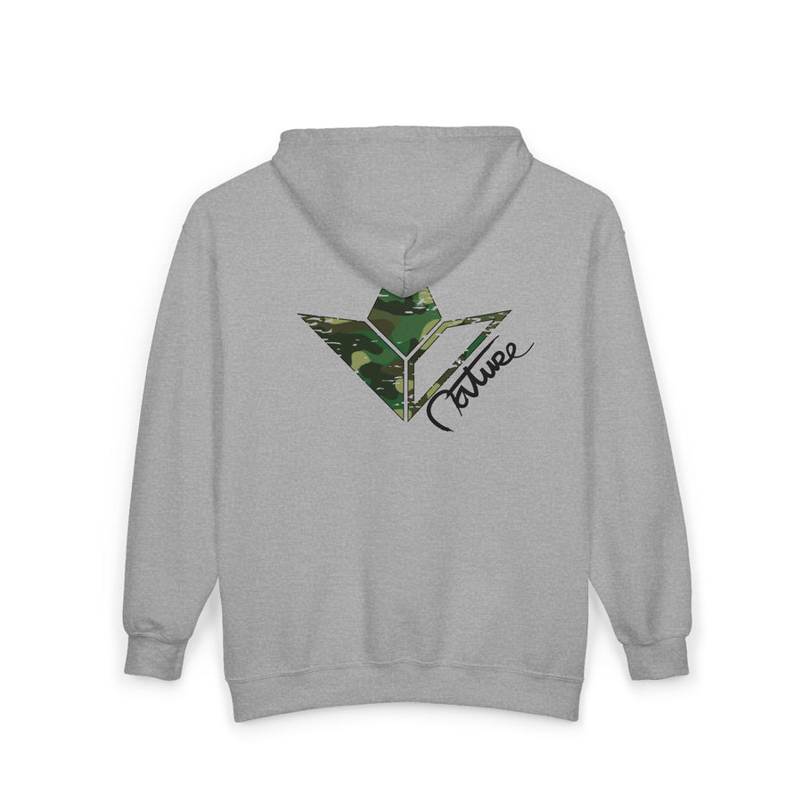Camo Aloe Zip Front Hoodie (Mens) image 0
