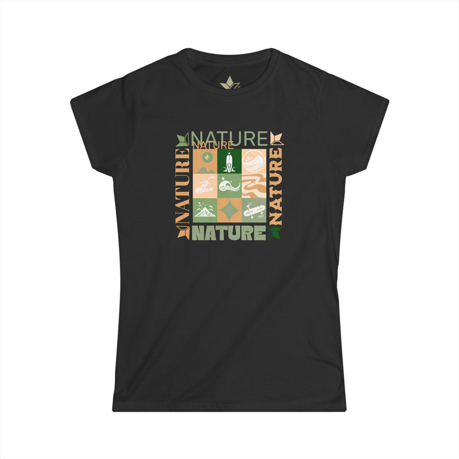 Nature Girl Squared (Day) Short Sleeve T-Shirt (Women's) image 1