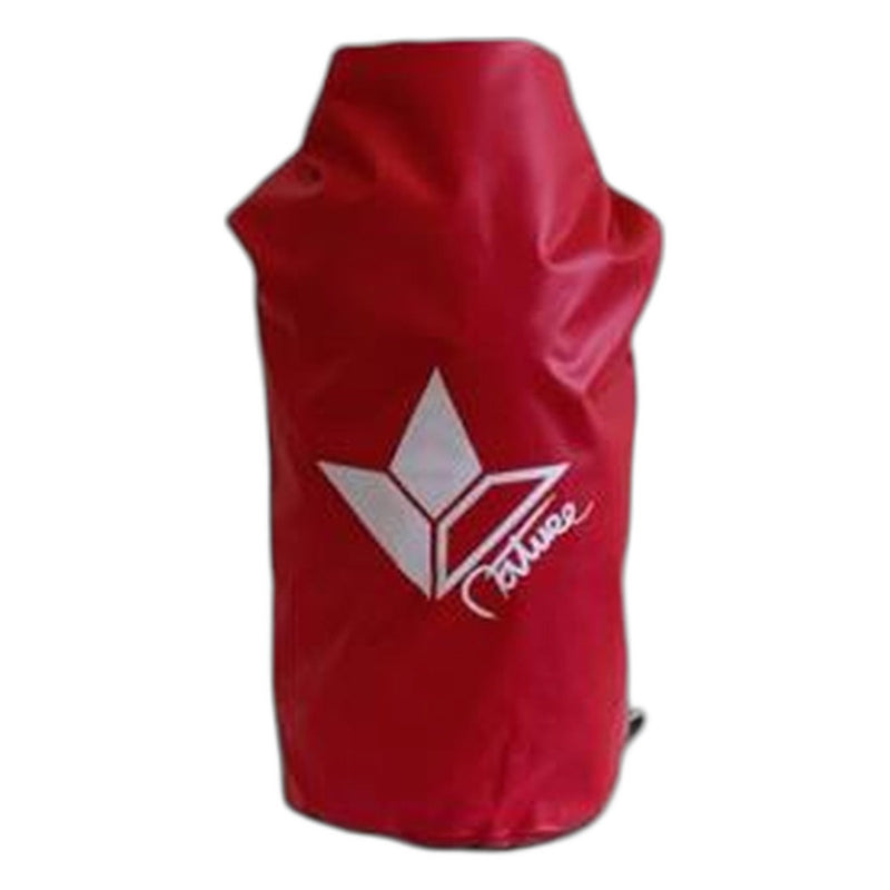 Waterproof Dry Bag Backpack with Roll Top (20L) (Red with White Aloe)