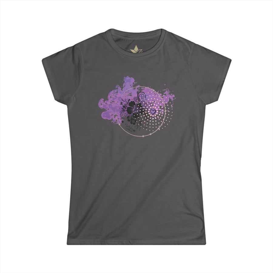 Hibiscus Fog Short Sleeve T-Shirt (Womens) image 2