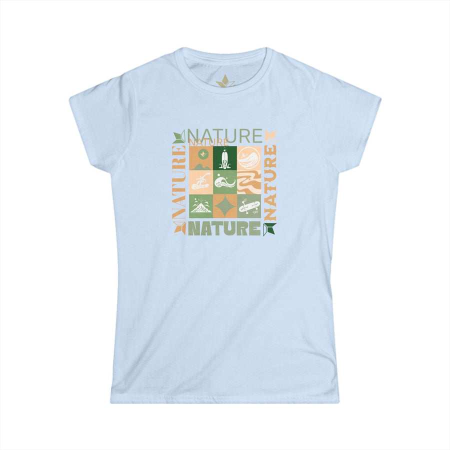 Nature Girl Squared (Day) Short Sleeve T-Shirt (Women's) image 2