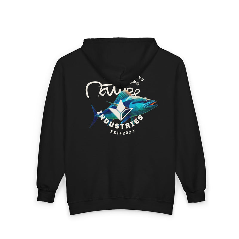 Mosaic Fish Zip Front Hoodie (Mens)