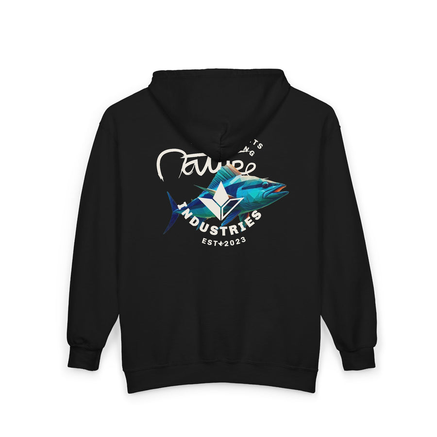 Mosaic Fish Zip Front Hoodie (Mens) image 0