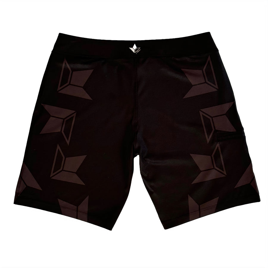 VeraFlex Faded Leaf Boardshorts (Black) image 5