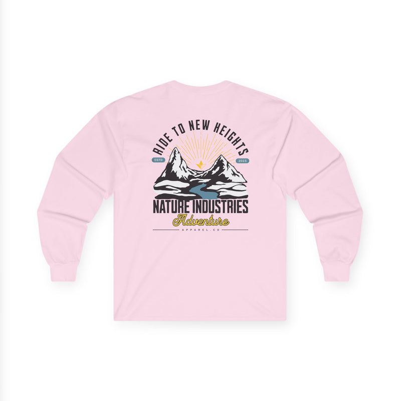Ride to New Heights Long Sleeve T-Shirt (Mens)