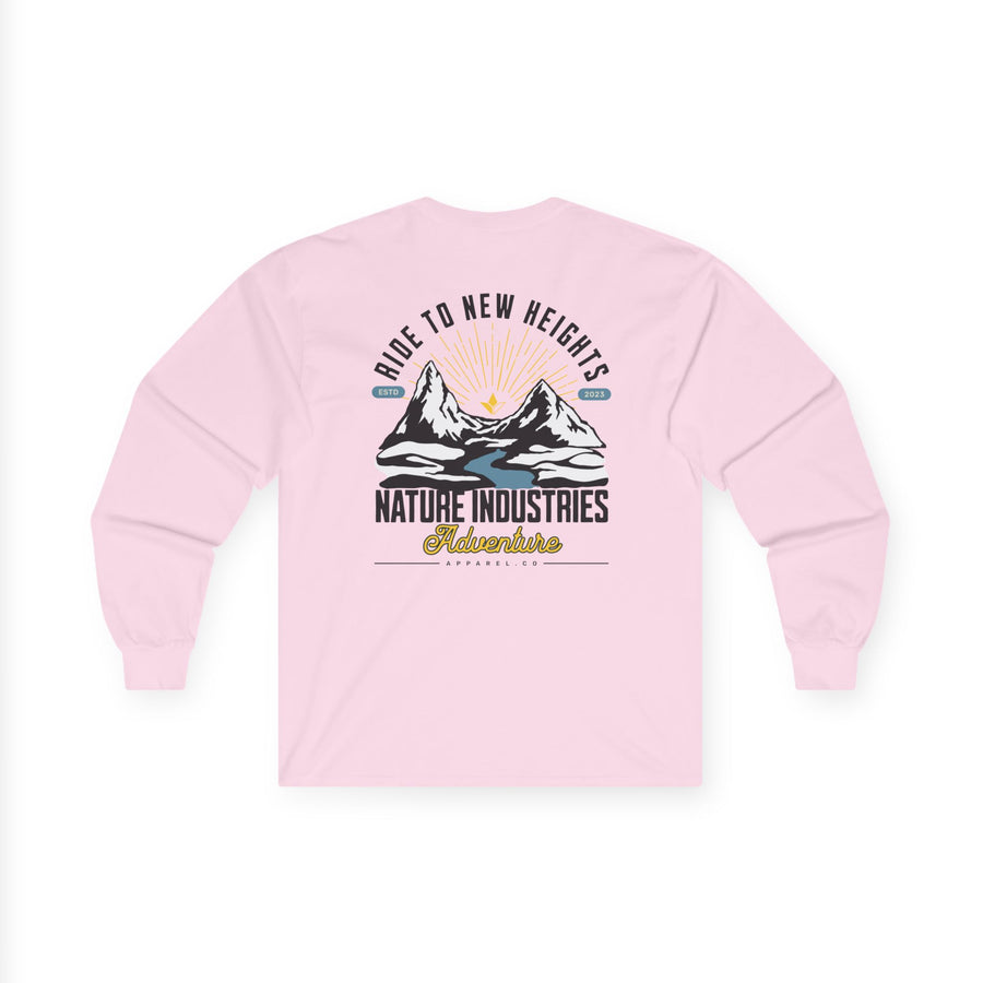 Ride to New Heights Long Sleeve T-Shirt (Mens) image 0
