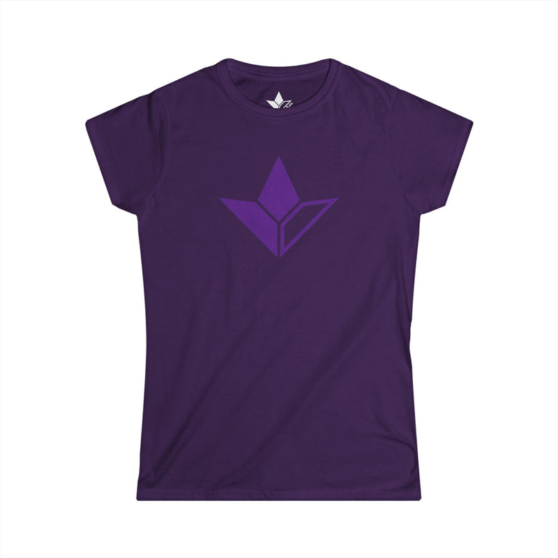 Barely There Purple Aloe Short Sleeve T-Shirt (Womens)