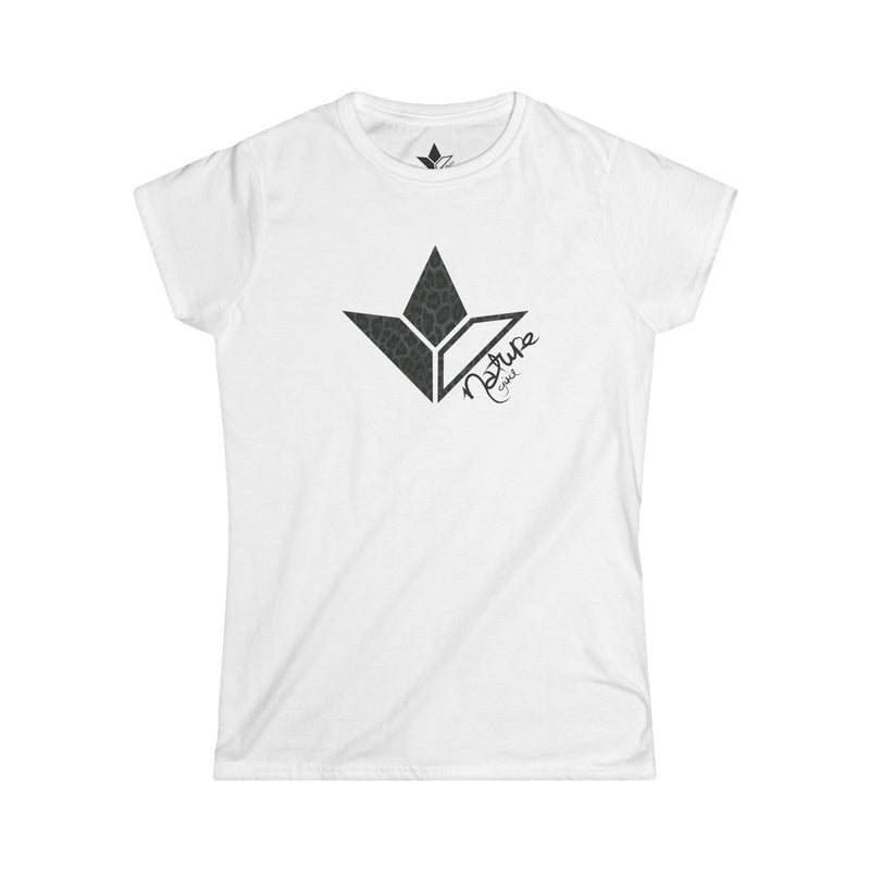 Black Leopard Aloe Short Sleeve T-Shirt (Womens)
