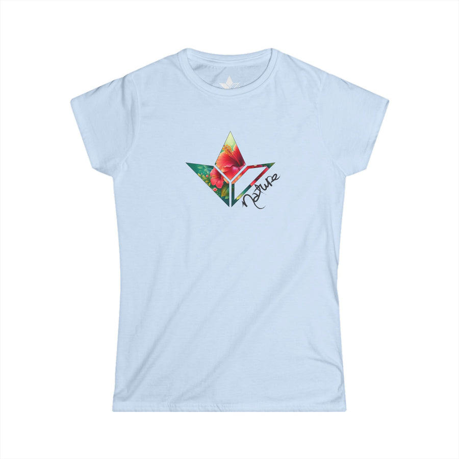 Hibiscus Aloe Short Sleeve T-Shirt (Womens) image 1