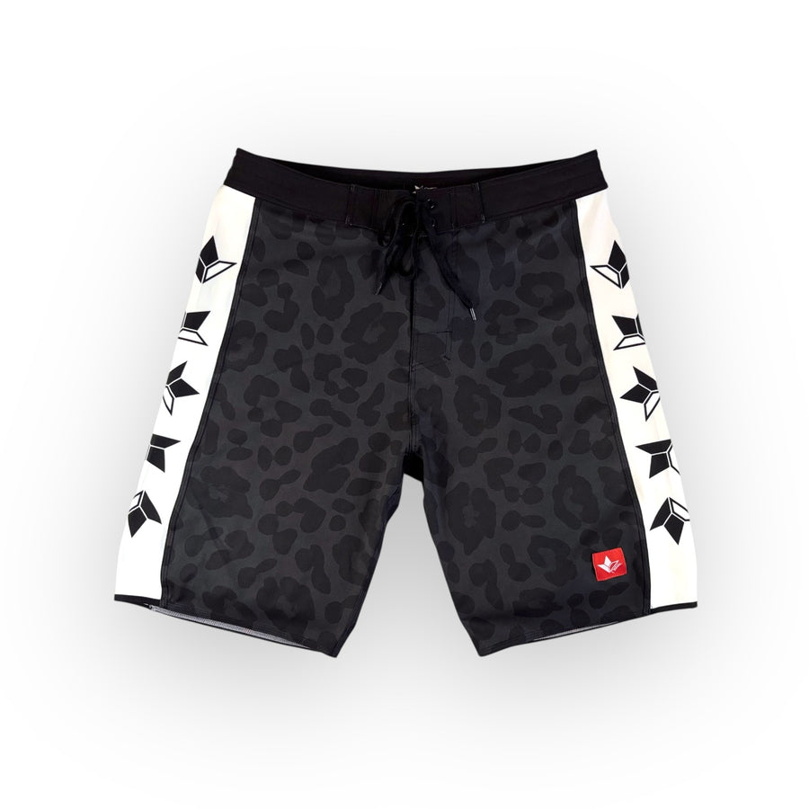 Black Leopard Hurricane VeraFlex Boardshorts image 0