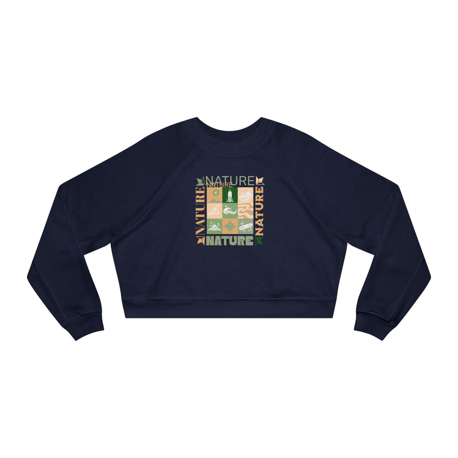 Nature Girl Squared Cropped Fleece Pullover Sweatshirt  (Women) image 3