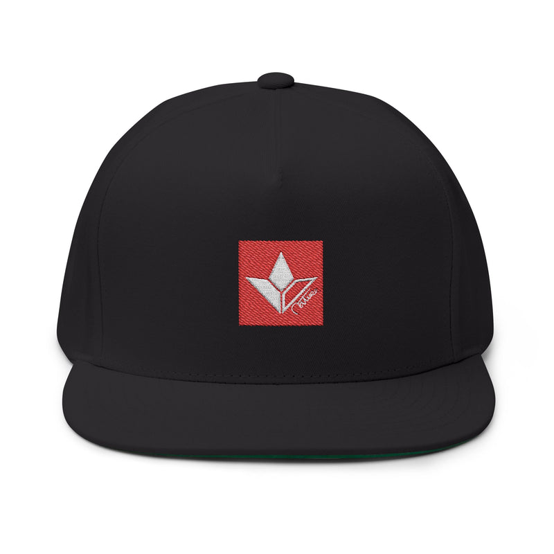 Aloe Squared Embroidered Flat Bill Hat