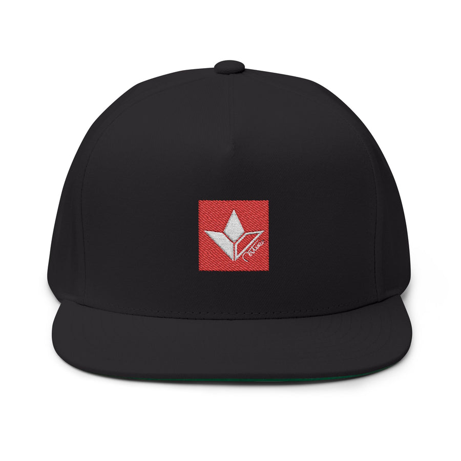 Aloe Squared Embroidered Flat Bill Hat image 0